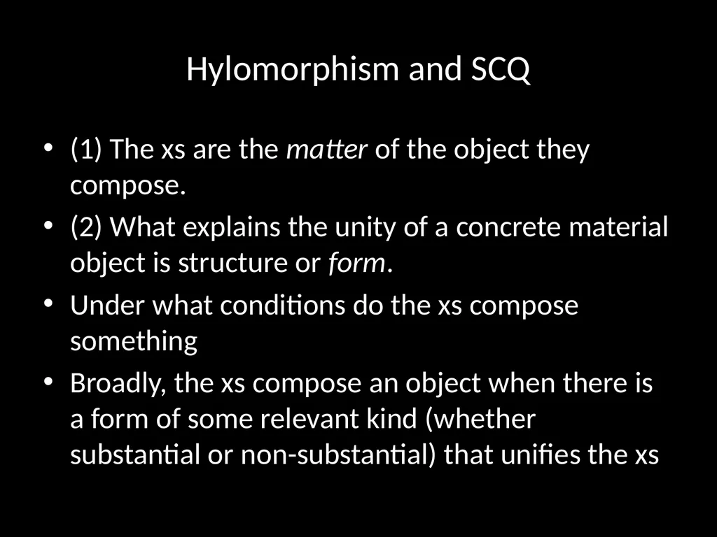 PH251 Metaphysics Week 10. Neo-Aristotelian - slide 10 of 26