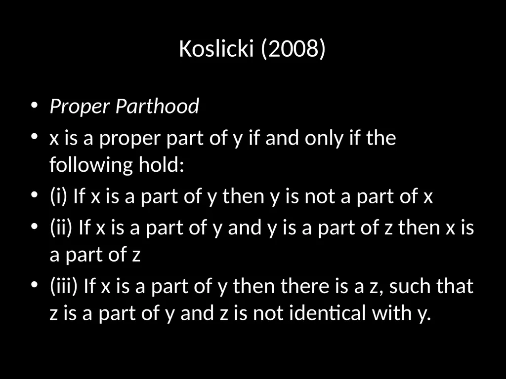 PH251 Metaphysics Week 10. Neo-Aristotelian - slide 12 of 26