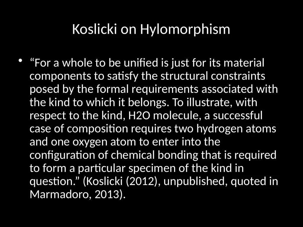 PH251 Metaphysics Week 10. Neo-Aristotelian - slide 16 of 26
