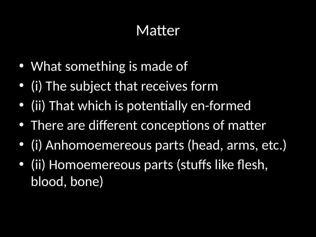PH251 Metaphysics Week 10. Neo-Aristotelian - slide 6 of 26