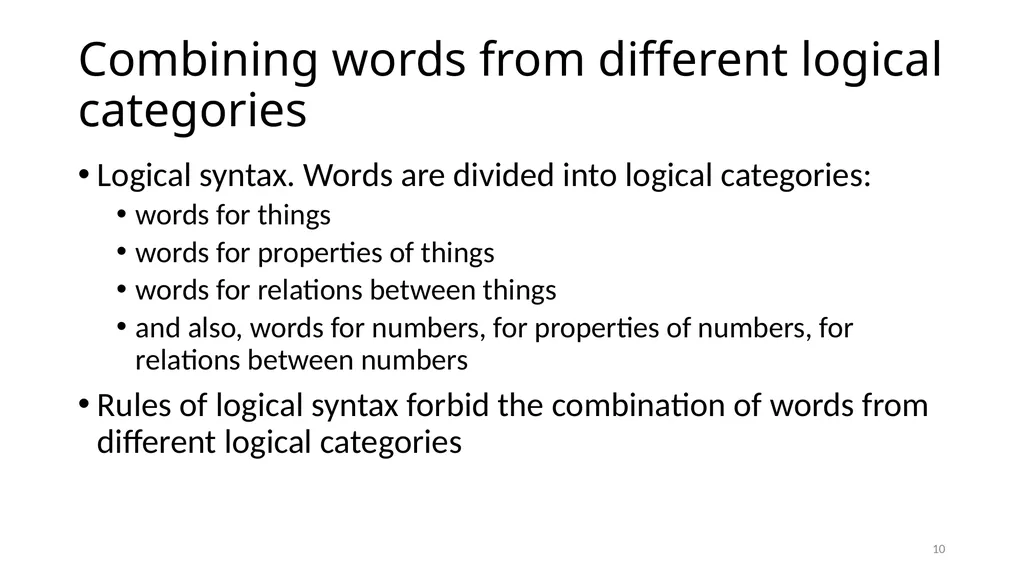 Much Ado about The Nothing Carnap and Heidegger on - slide 10 of 86