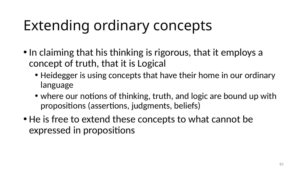 Much Ado about The Nothing Carnap and Heidegger on - slide 83 of 86