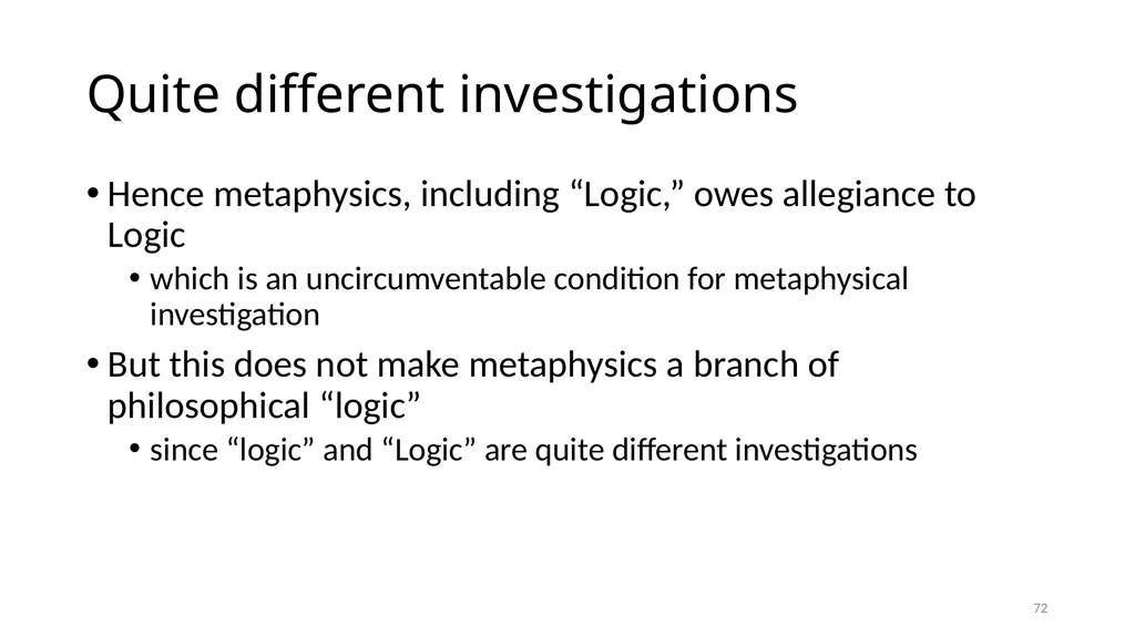 Much Ado about The Nothing Carnap and Heidegger on - slide 72 of 86