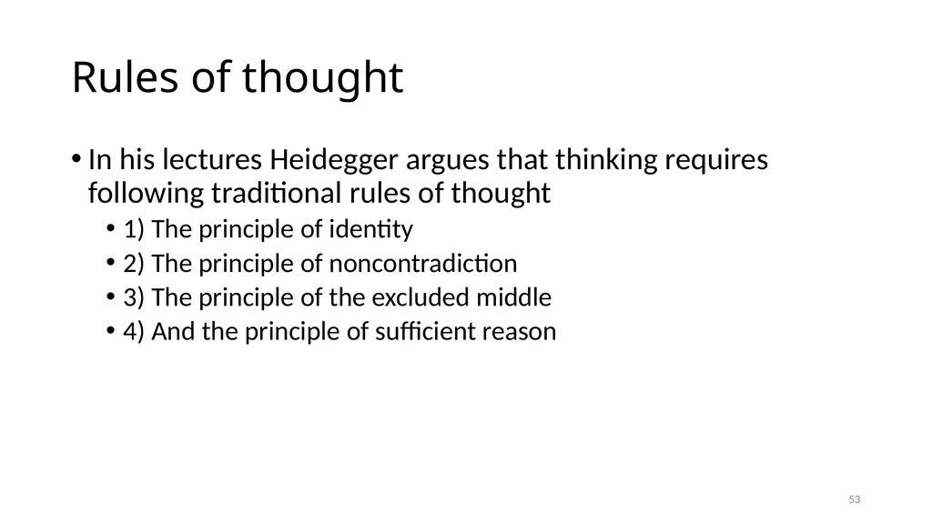 Much Ado about The Nothing Carnap and Heidegger on - slide 53 of 86