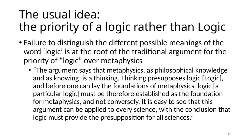 Much Ado about The Nothing Carnap and Heidegger on - slide 67 of 86