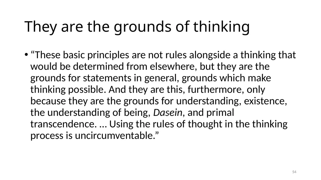 Much Ado about The Nothing Carnap and Heidegger on - slide 54 of 86