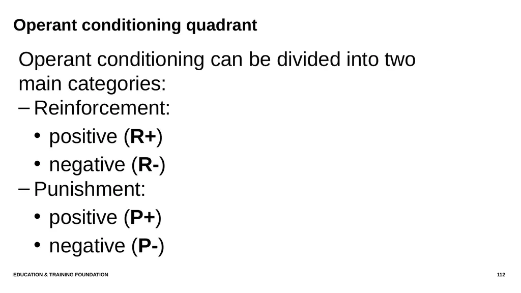 T LEVEL IN ANIMAL CARE AND MANAGEMENT Support - slide 112 of 139
