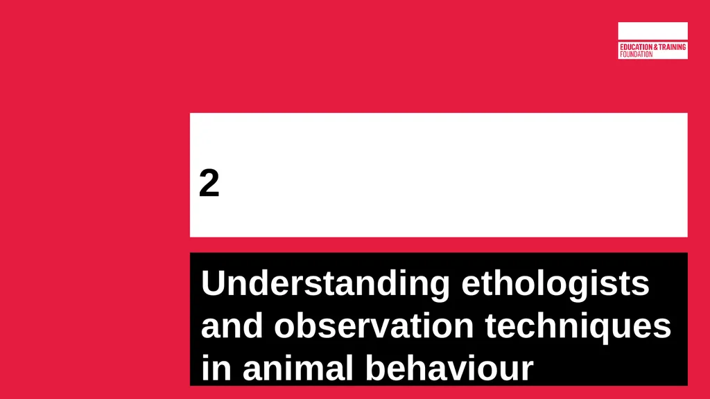 T LEVEL IN ANIMAL CARE AND MANAGEMENT Support - slide 26 of 139