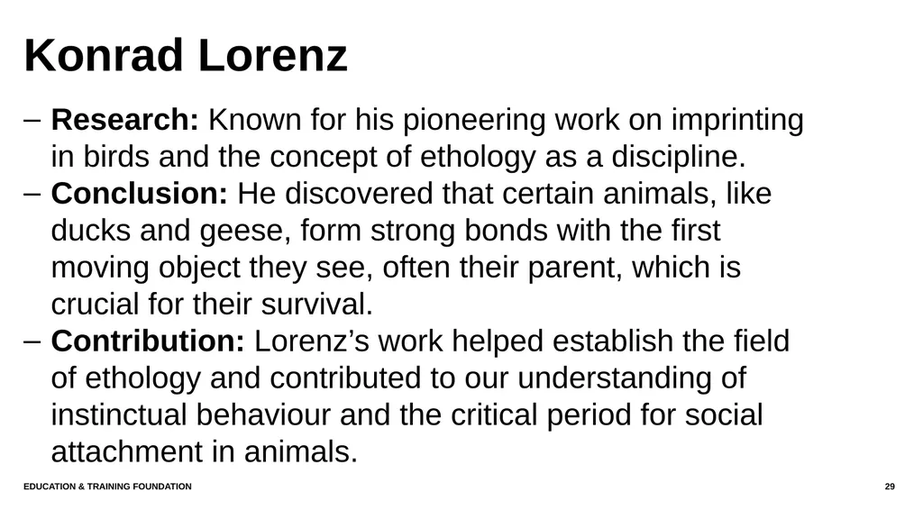 T LEVEL IN ANIMAL CARE AND MANAGEMENT Support - slide 29 of 139