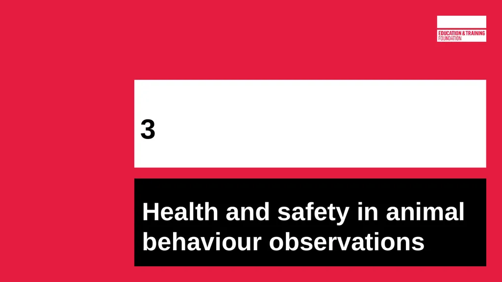 T LEVEL IN ANIMAL CARE AND MANAGEMENT Support - slide 43 of 139