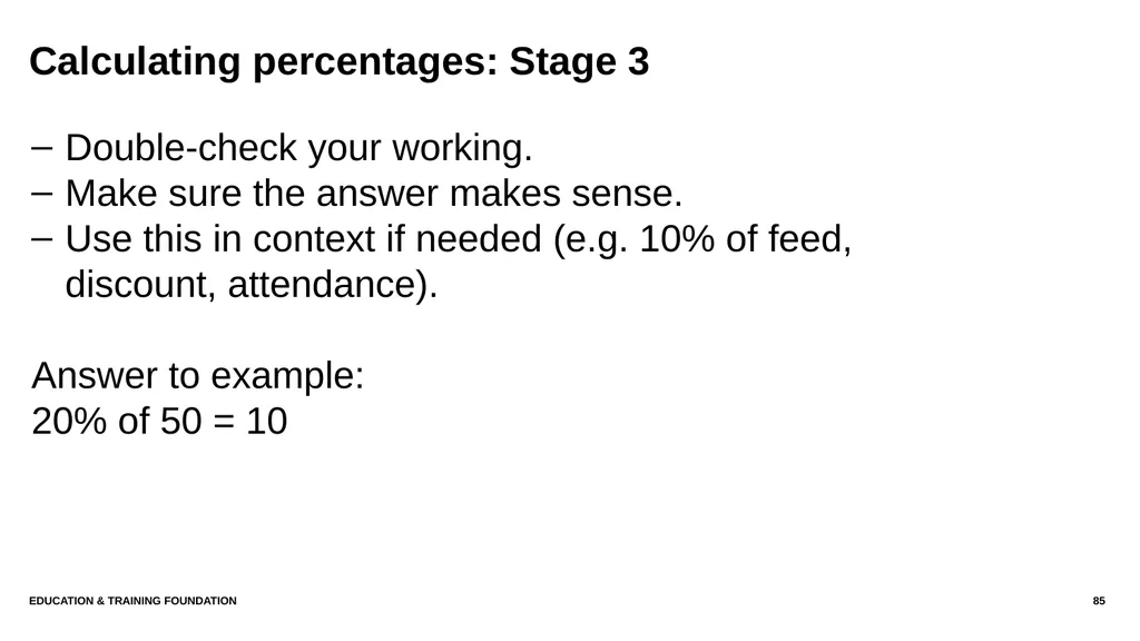 T LEVEL IN ANIMAL CARE AND MANAGEMENT Support - slide 85 of 139