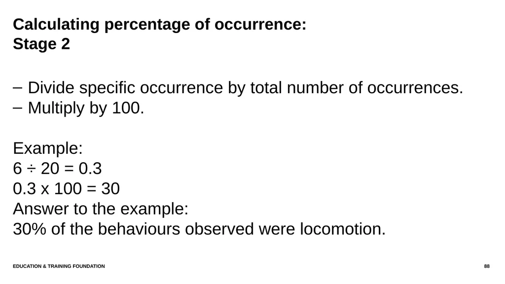T LEVEL IN ANIMAL CARE AND MANAGEMENT Support - slide 88 of 139