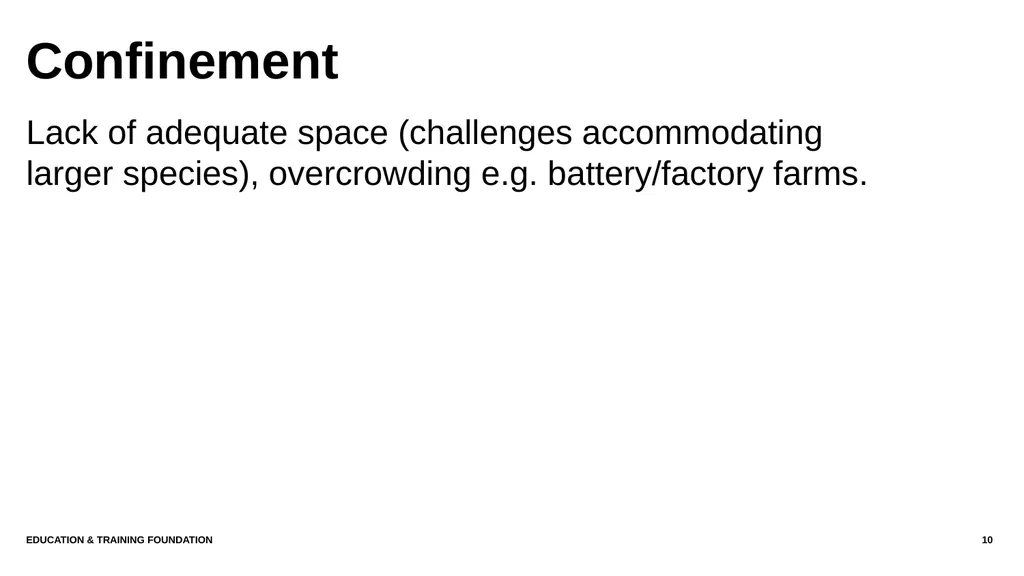 T LEVEL IN ANIMAL CARE AND MANAGEMENT Support - slide 10 of 139
