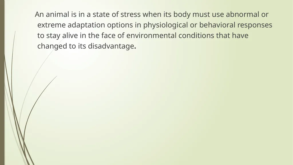 Animal Welfare as a requirement for the proper - slide 23 of 56