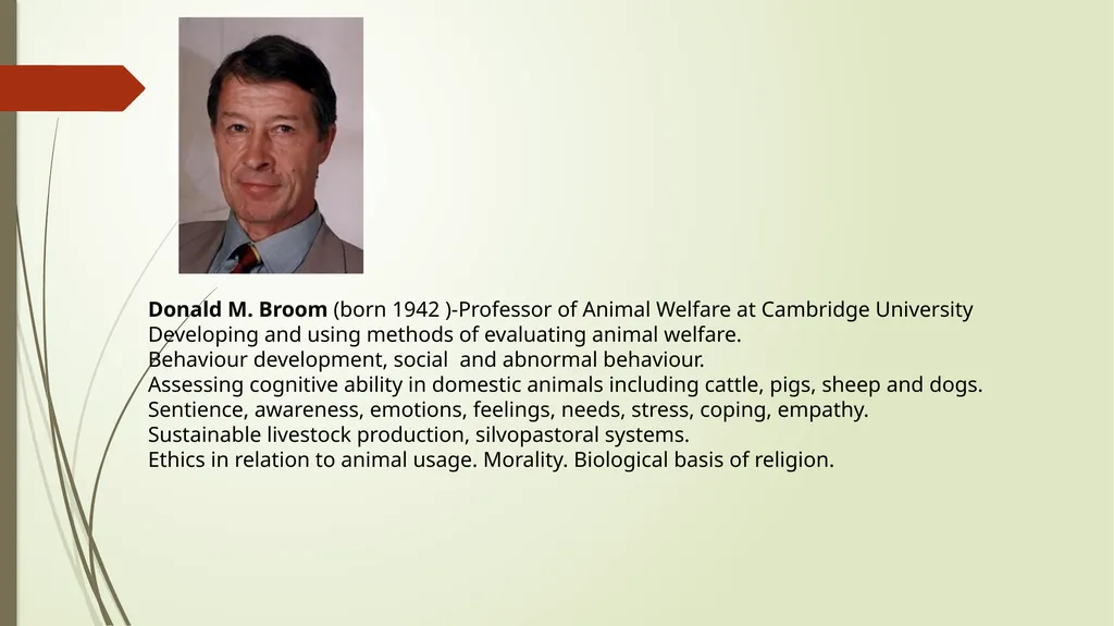 Animal Welfare as a requirement for the proper - slide 10 of 56
