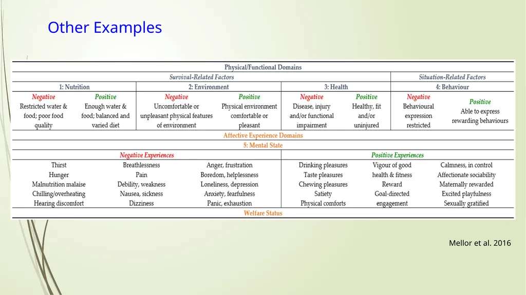 Animal Welfare as a requirement for the proper - slide 51 of 56