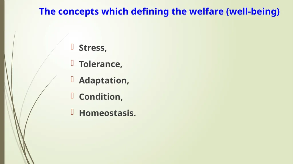 Animal Welfare as a requirement for the proper - slide 19 of 56