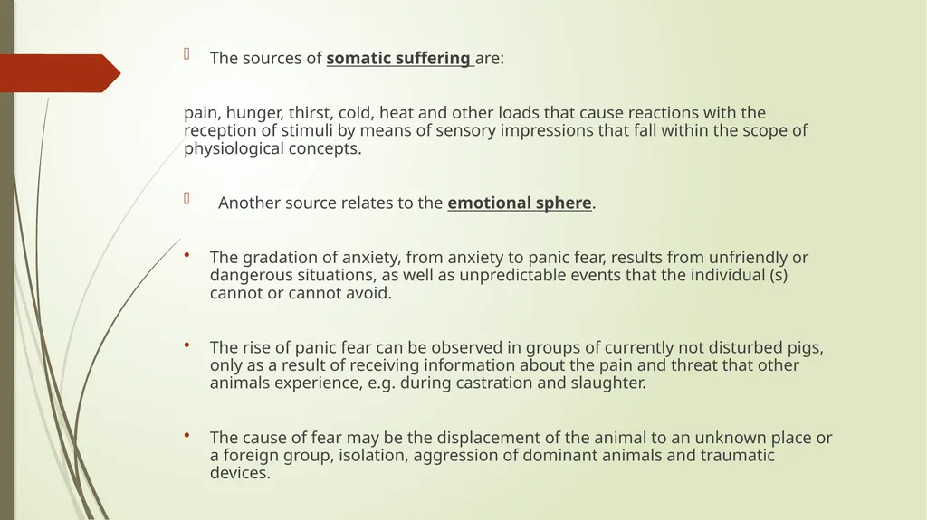 Animal Welfare as a requirement for the proper - slide 44 of 56