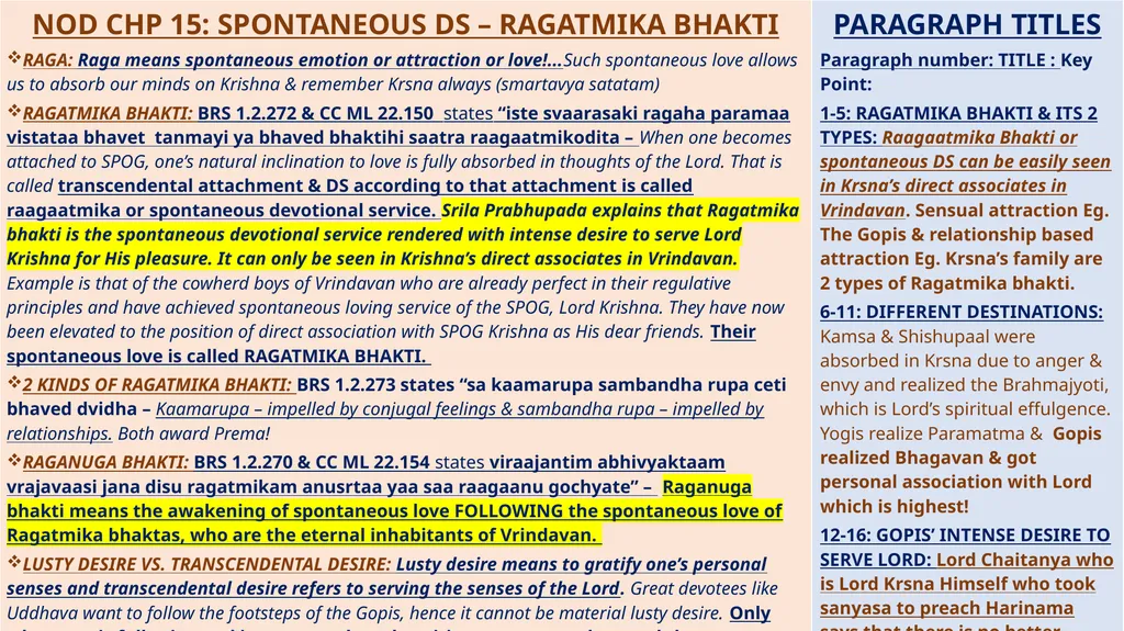 SUMMARY STUDY BASED ON SHRILA PRABHUPADA’S NECTAR - slide 20 of 25