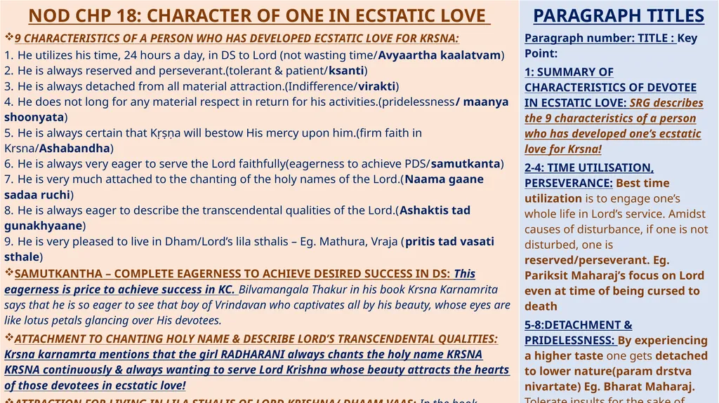 SUMMARY STUDY BASED ON SHRILA PRABHUPADA’S NECTAR - slide 23 of 25