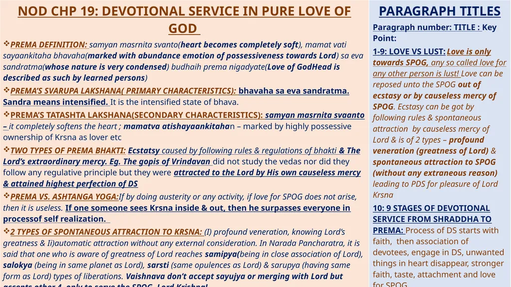 SUMMARY STUDY BASED ON SHRILA PRABHUPADA’S NECTAR - slide 24 of 25