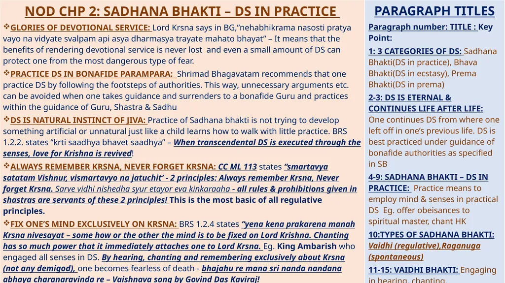 SUMMARY STUDY BASED ON SHRILA PRABHUPADA’S NECTAR - slide 7 of 25