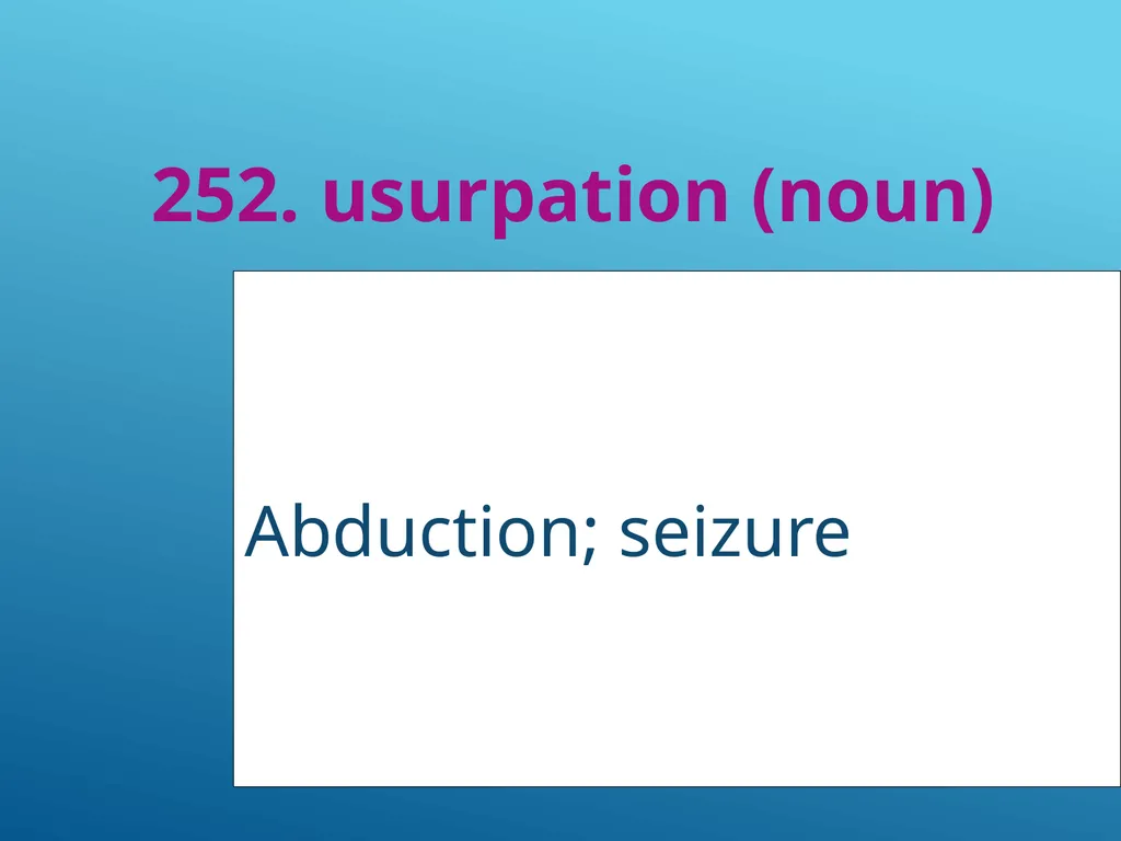 #51 - #251 AP Vocabulary List spacious, roomy - slide 203 of 251