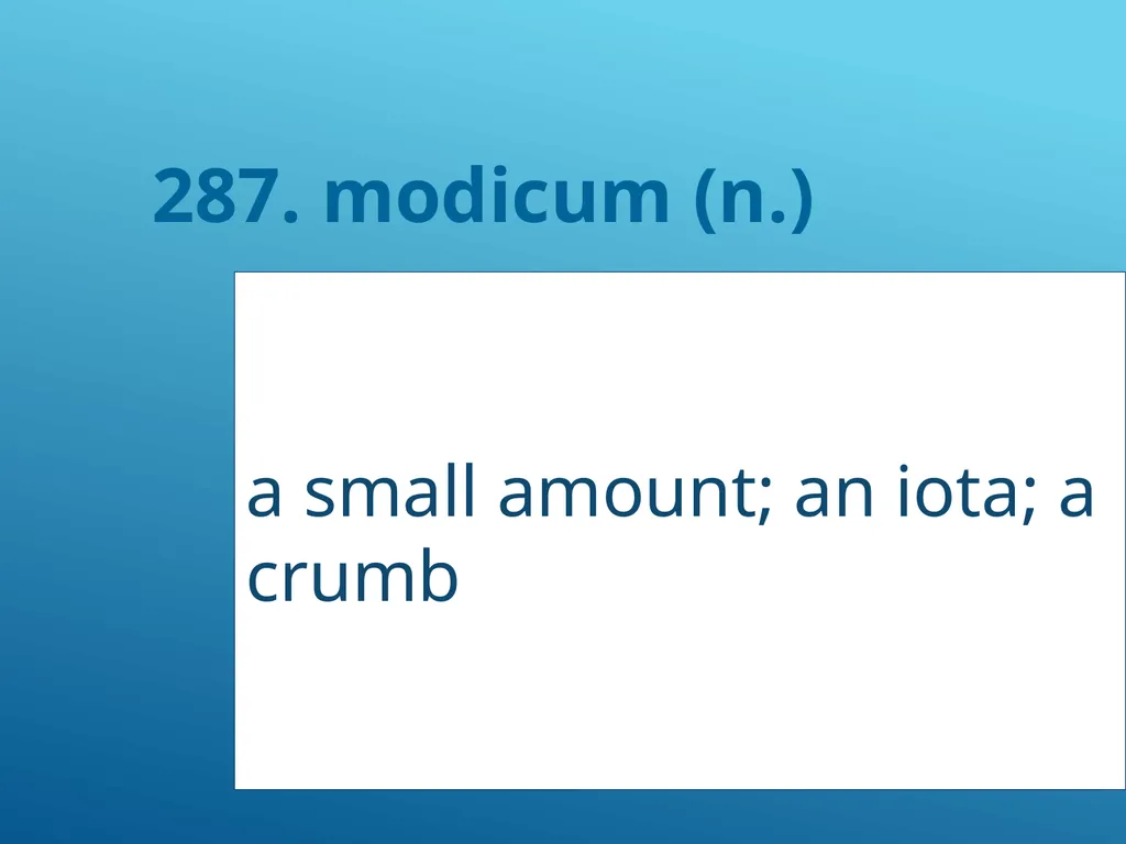 #51 - #251 AP Vocabulary List spacious, roomy - slide 238 of 251