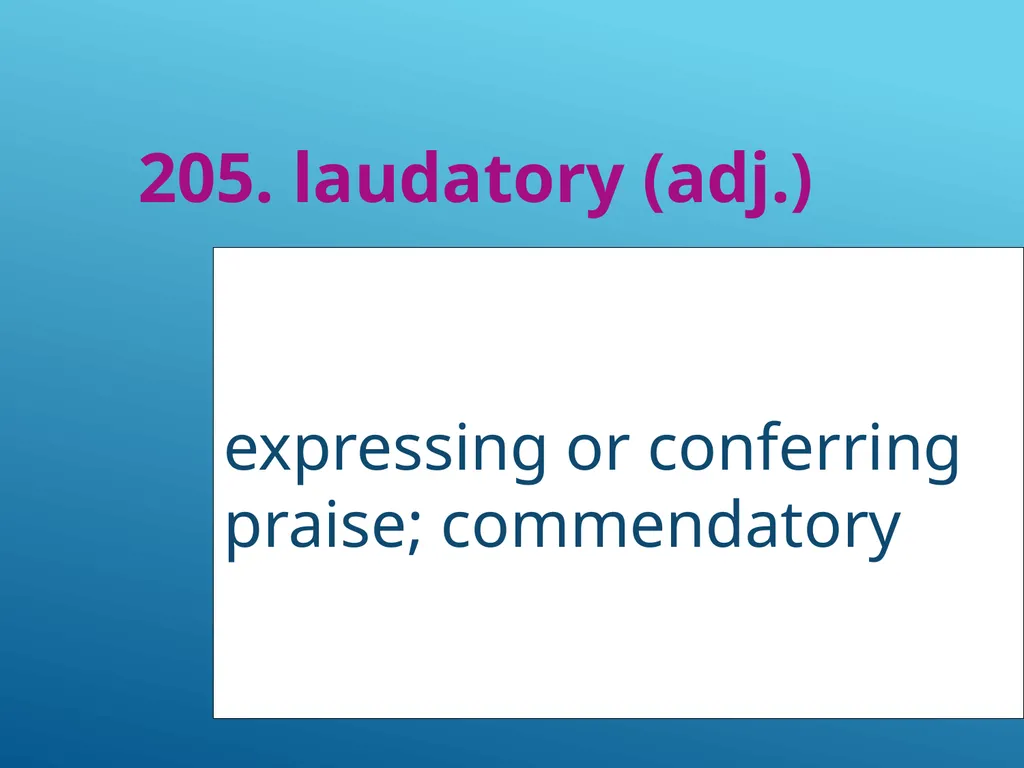 #51 - #251 AP Vocabulary List spacious, roomy - slide 156 of 251
