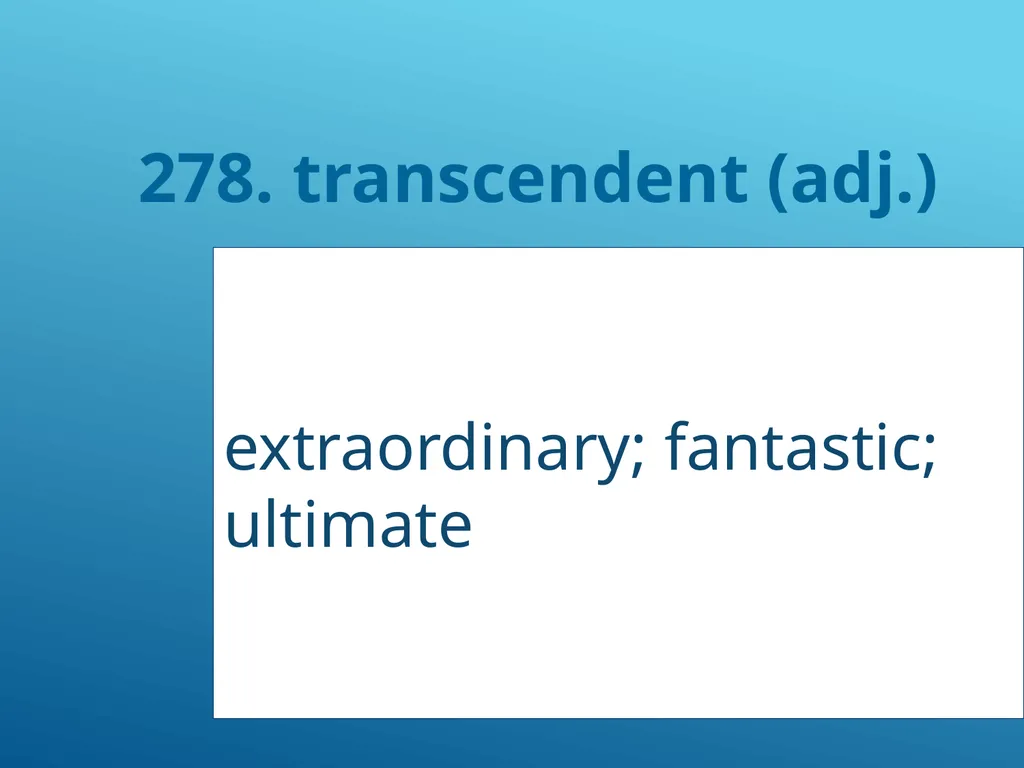 #51 - #251 AP Vocabulary List spacious, roomy - slide 229 of 251