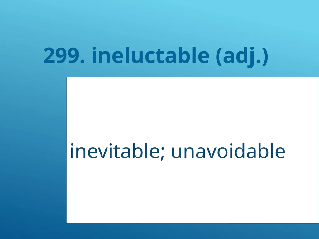 #51 - #251 AP Vocabulary List spacious, roomy - slide 250 of 251