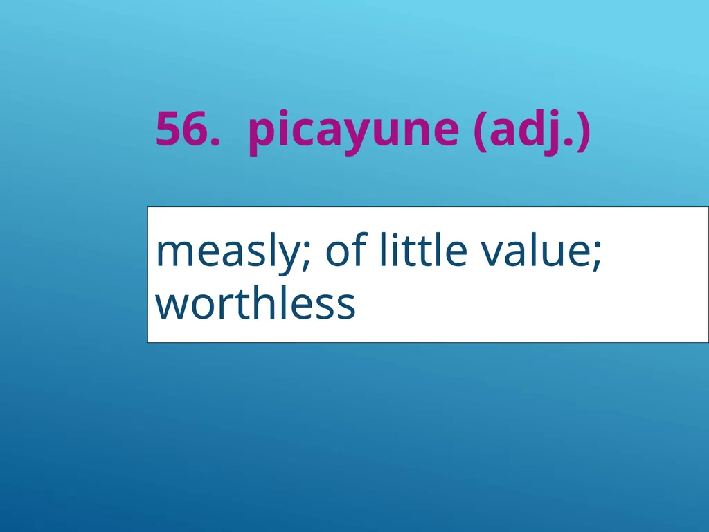 #51 - #251 AP Vocabulary List spacious, roomy - slide 7 of 251