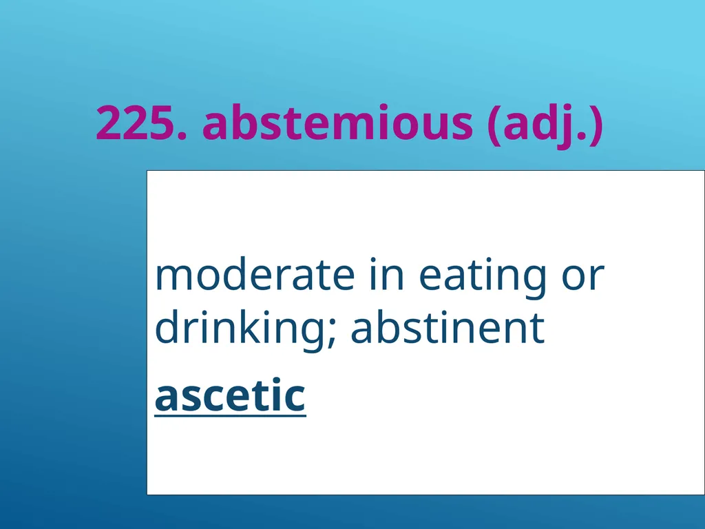 #51 - #251 AP Vocabulary List spacious, roomy - slide 176 of 251