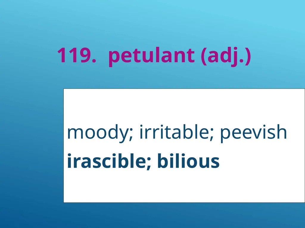 #51 - #251 AP Vocabulary List spacious, roomy - slide 70 of 251