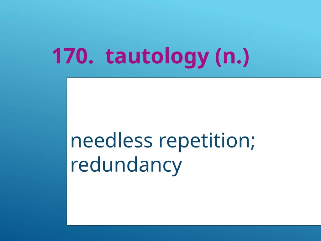 #51 - #251 AP Vocabulary List spacious, roomy - slide 121 of 251