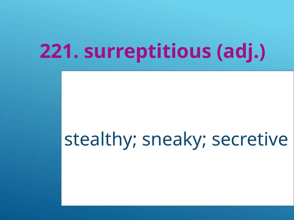 #51 - #251 AP Vocabulary List spacious, roomy - slide 172 of 251