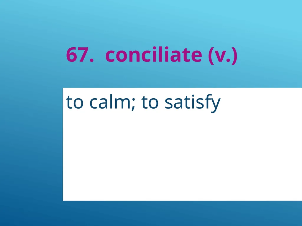 #51 - #251 AP Vocabulary List spacious, roomy - slide 18 of 251