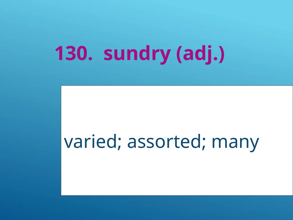 #51 - #251 AP Vocabulary List spacious, roomy - slide 81 of 251