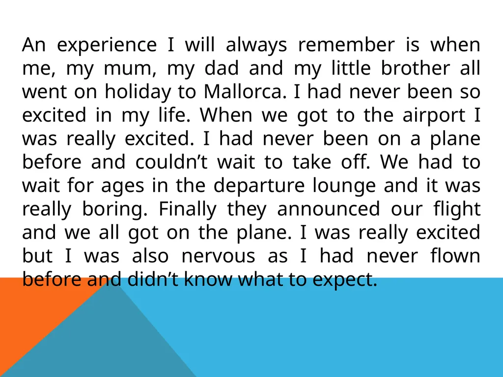 S2 English Miss McDonald Personal Writing S2 - slide 13 of 39