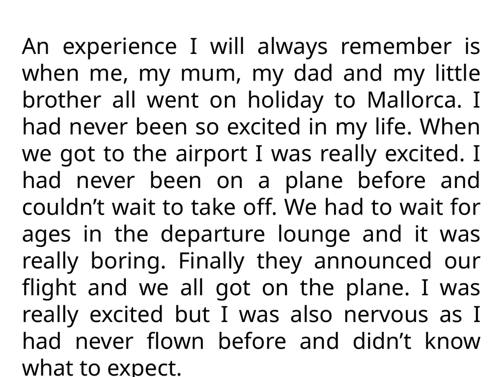 S2 English Miss McDonald Personal Writing S2 - slide 21 of 39