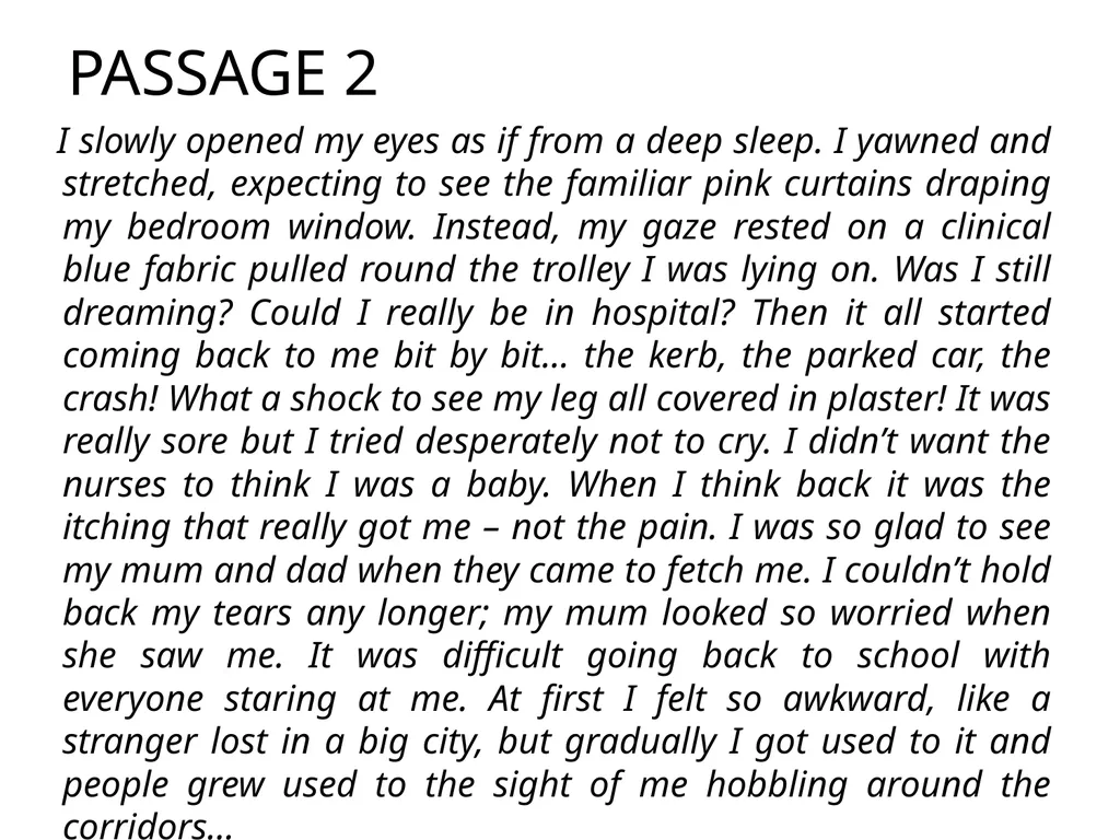 S2 English Miss McDonald Personal Writing S2 - slide 9 of 39