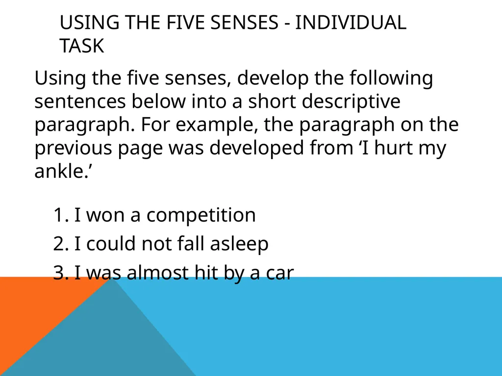 S2 English Miss McDonald Personal Writing S2 - slide 35 of 39