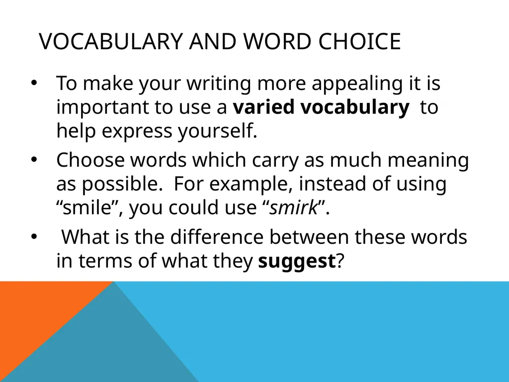 S2 English Miss McDonald Personal Writing S2 - slide 22 of 39
