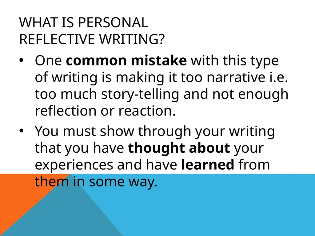 S2 English Miss McDonald Personal Writing S2 - slide 6 of 39