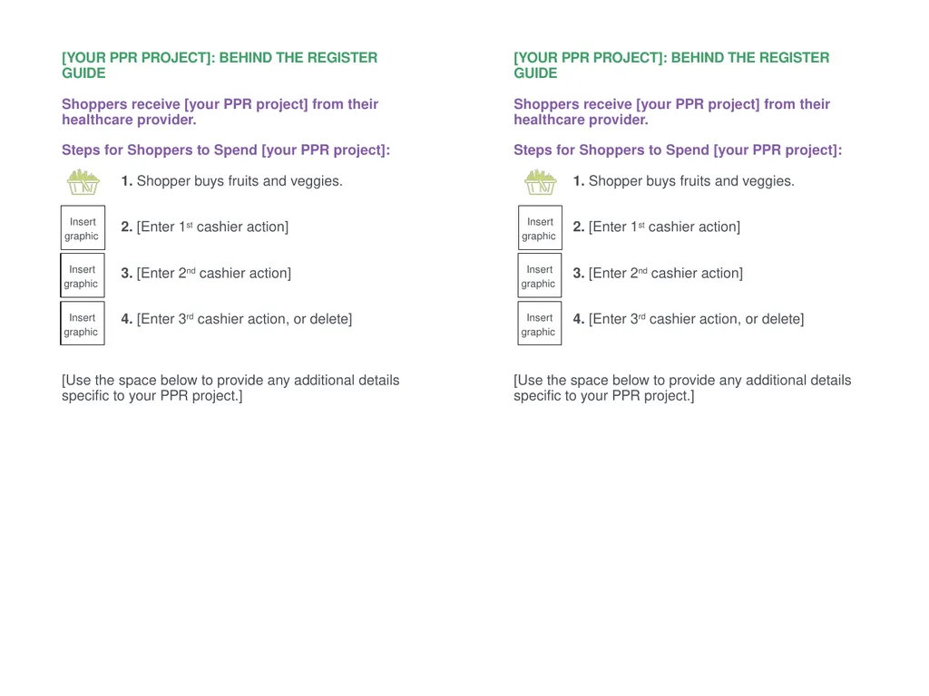 These pocket guides provide cashiers with a - slide 3 of 3