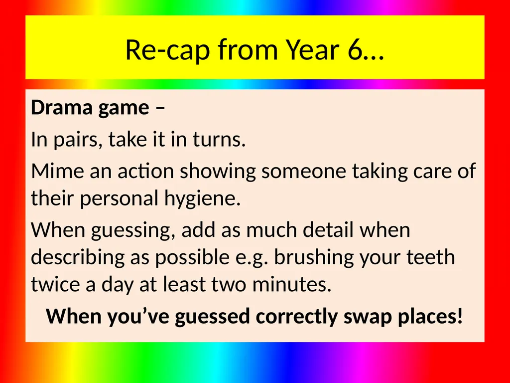 Ground Rules No questions will be answered during - slide 7 of 19