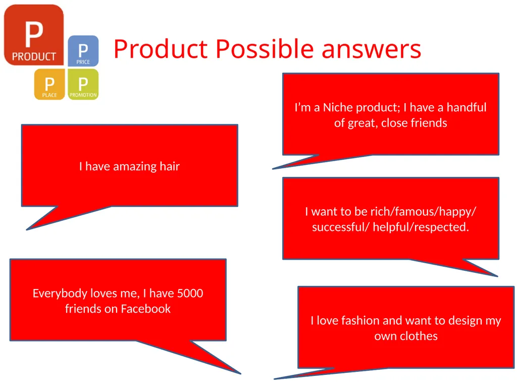 The Marketing Mix (4 Ps) The marketing mix is a - slide 6 of 13