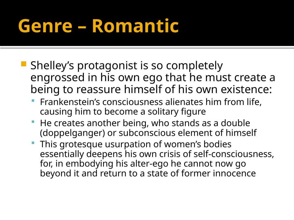 Mary Shelley’s Frankenstein Massive Revision - slide 25 of 28
