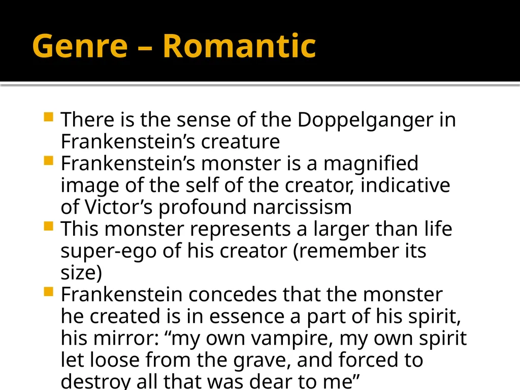Mary Shelley’s Frankenstein Massive Revision - slide 26 of 28
