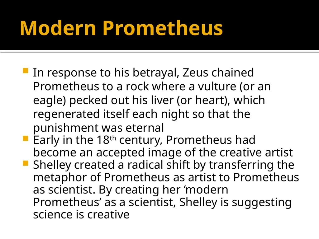 Mary Shelley’s Frankenstein Massive Revision - slide 5 of 28